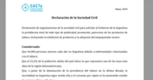 En el marco de la celebración del Día Mundial sin Tabaco